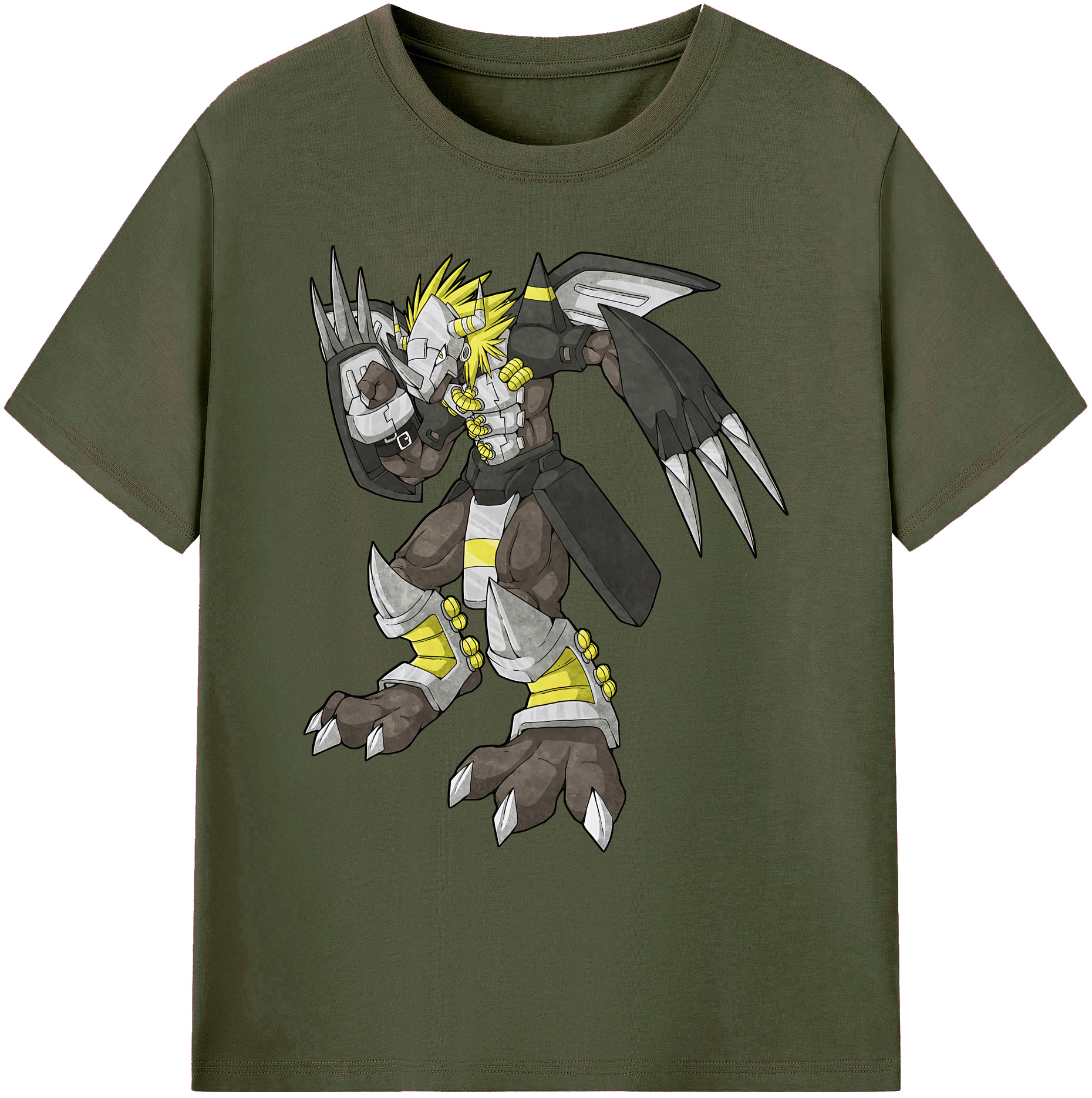 （画像用） Digimon デジタルモンスター/デジモン 綿100％ メンズ半袖Tシャツ｜肌触りやわらか＆通気性